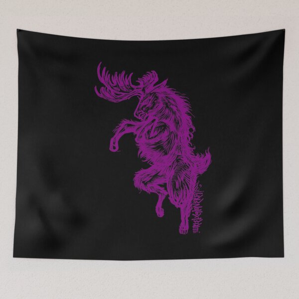 Item preview, Pink wild moose designed and sold by UrielCalavera.