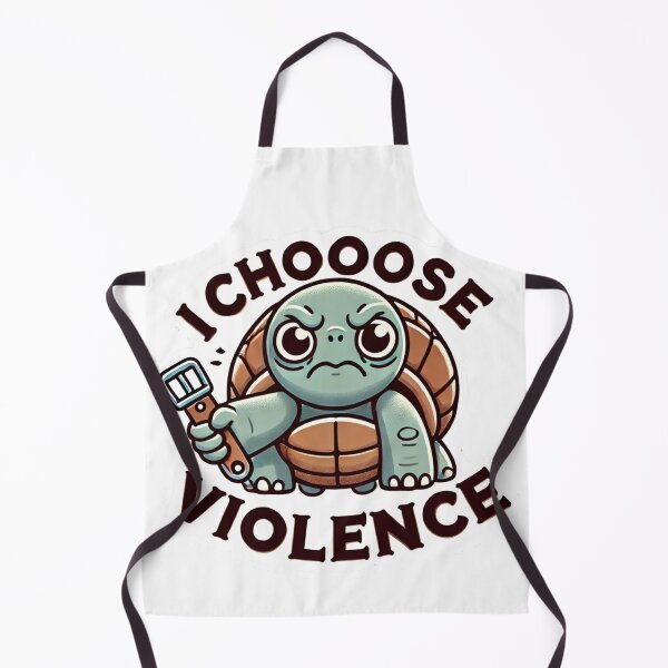 Item preview, I Choose Violence Funny turtle anger turtle  designed and sold by tutoo clothes.