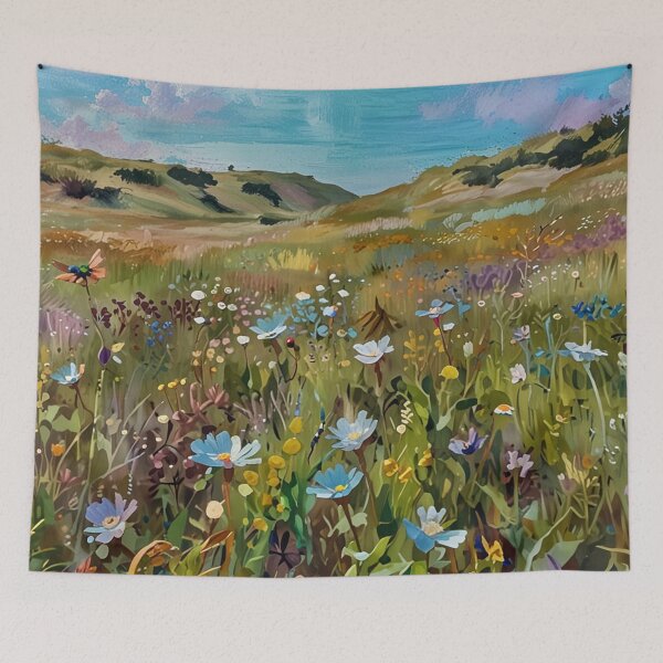 Item preview, "Wildflowers by the Coast: Devon’s Meadow" designed and sold by LHDdesign.