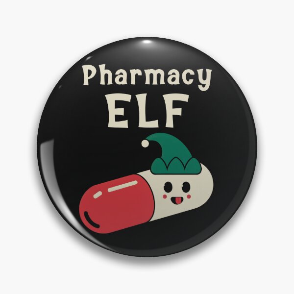 Item preview, Pharmacy Elf Funny Christmas Pharmacist designed and sold by Anniko Art Studio.