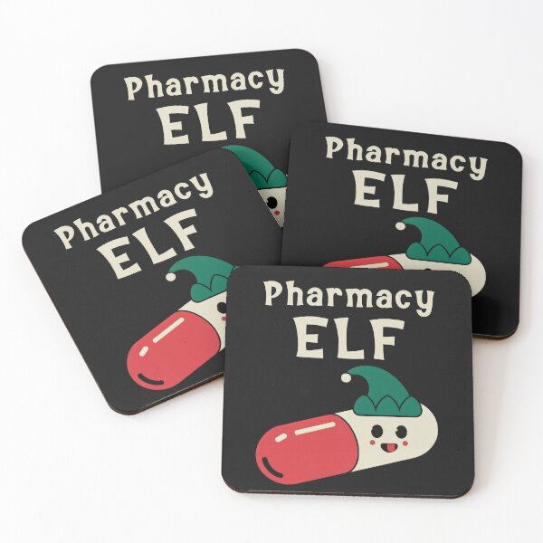 Item preview, Pharmacy Elf Funny Christmas Pharmacist designed and sold by Anniko Art Studio.