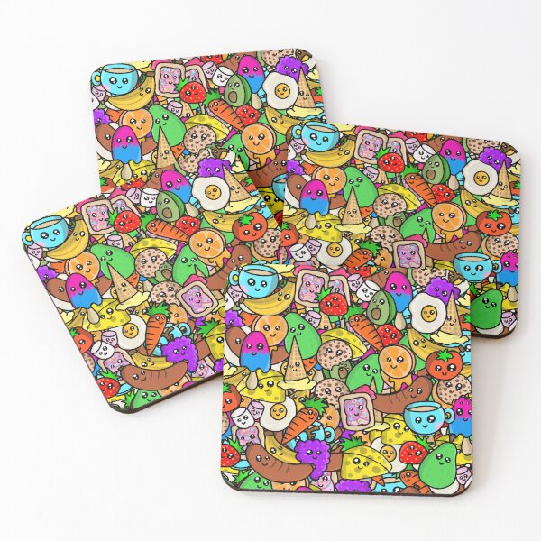 Item preview, Kawaii Foods print designed and sold by rainbowdazzle.