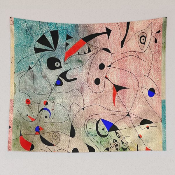 Item preview, Adaptation from a painting by Miro' designed and sold by ricoflinn.