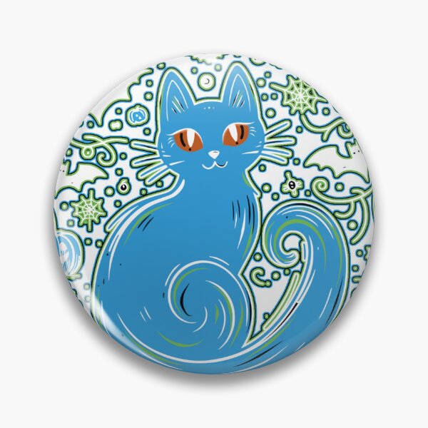 Item preview, gato espeluznante de halloween designed and sold by TheMillusion.