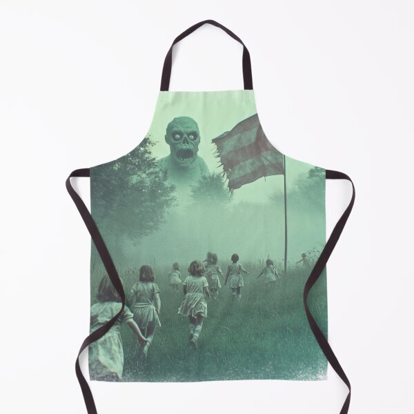 Item preview, Children Running Toward a Giant Skull Figure designed and sold by landletsy.