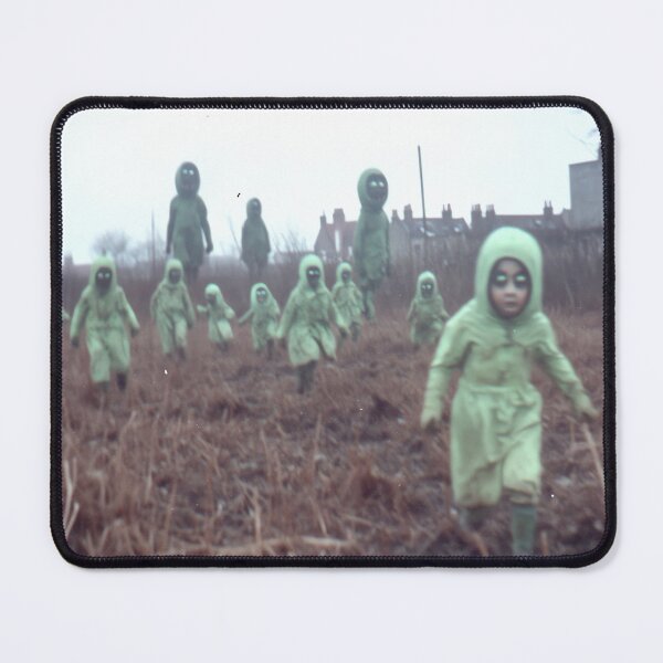 Item preview, Creepy Hooded Children Marching Through a Foggy Field designed and sold by landletsy.