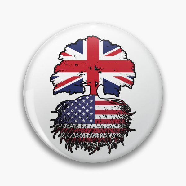 Item preview, USA American British UK Tree Roots Flag designed and sold by FlagX.