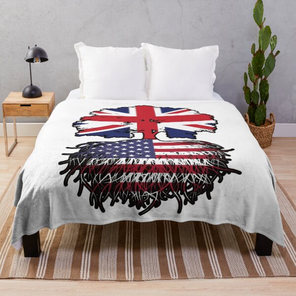 Item preview, USA American British UK Tree Roots Flag designed and sold by FlagX.
