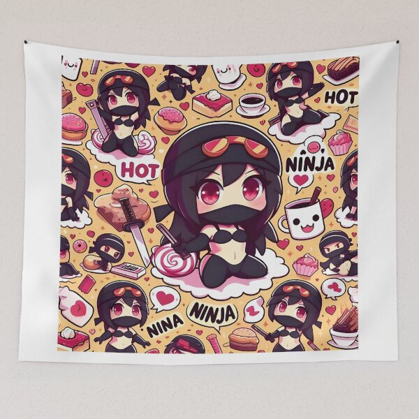 Item preview, Hot Chibi ninja pattern 30.0 designed and sold by StickyGuys.