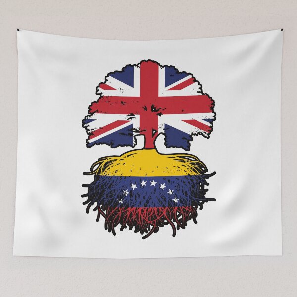 Item preview, Venezuela Venezuelan British UK Tree Roots Flag designed and sold by FlagX.