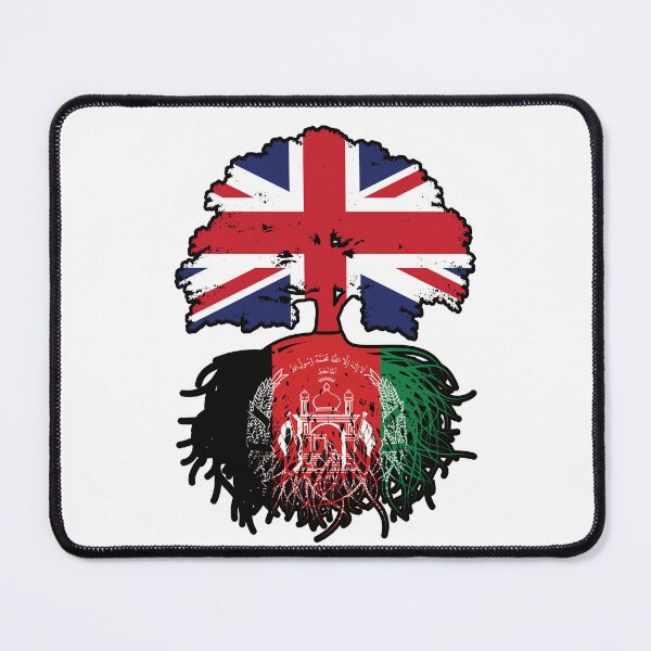 Item preview, Afghanistan Afghan British UK Tree Roots Flag designed and sold by FlagX.