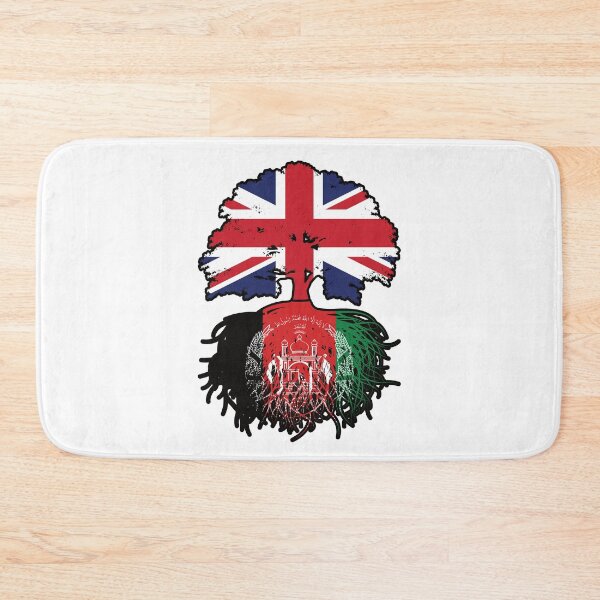 Item preview, Afghanistan Afghan British UK Tree Roots Flag designed and sold by FlagX.