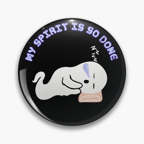 Item preview, Exhausted Ghost: Spiritually Done and Over It designed and sold by UN-FUR-GETTABLE.