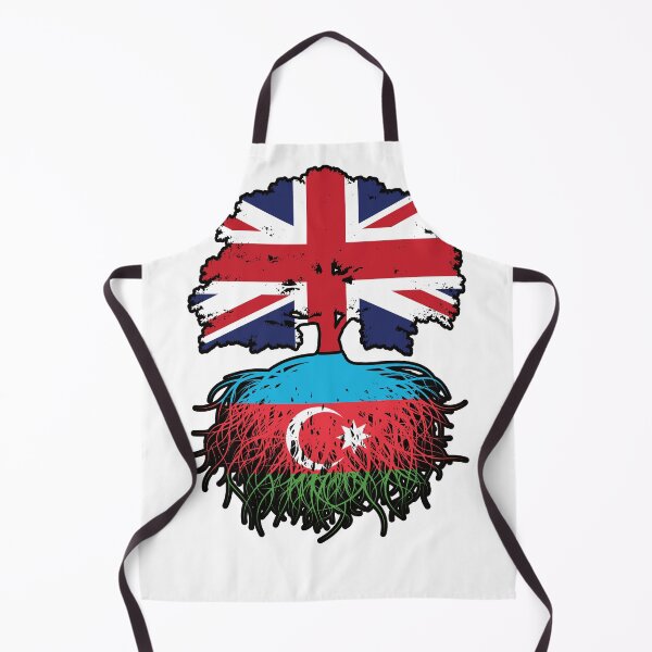 Item preview, Azerbaijan Azerbaijani British UK Tree Roots Flag designed and sold by FlagX.