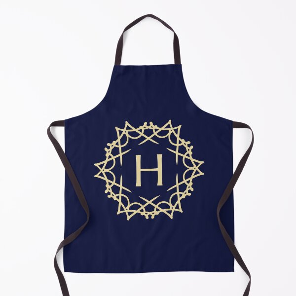 Item preview, Gold Ornamental Letter H Badge designed and sold by rasagamastore.