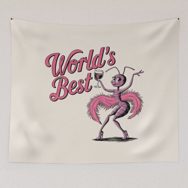 Item preview, flamboyant female ant "World's Best" designed and sold by Firas Aljazzar.