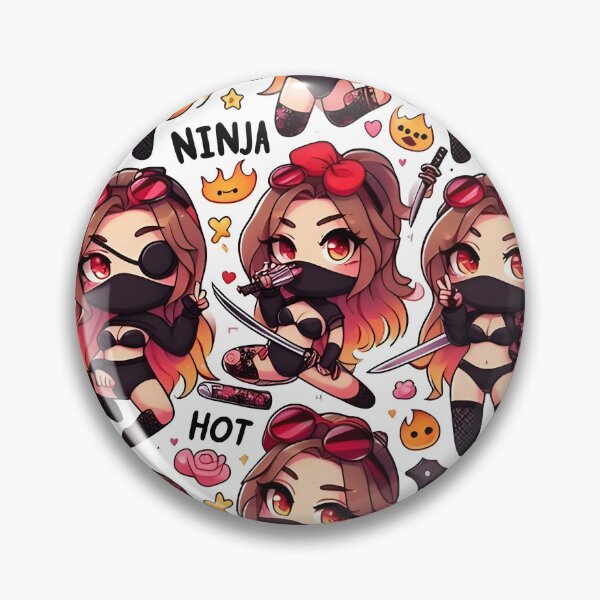 Item preview, Hot Chibi ninja pattern 31.0 designed and sold by StickyGuys.