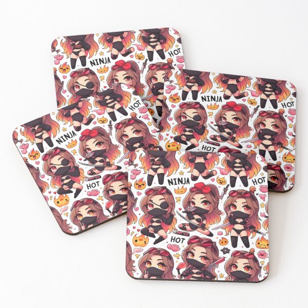 Item preview, Hot Chibi ninja pattern 31.0 designed and sold by StickyGuys.