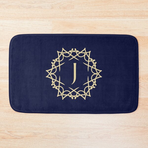 Item preview, Gold Ornamental Letter J Badge designed and sold by rasagamastore.