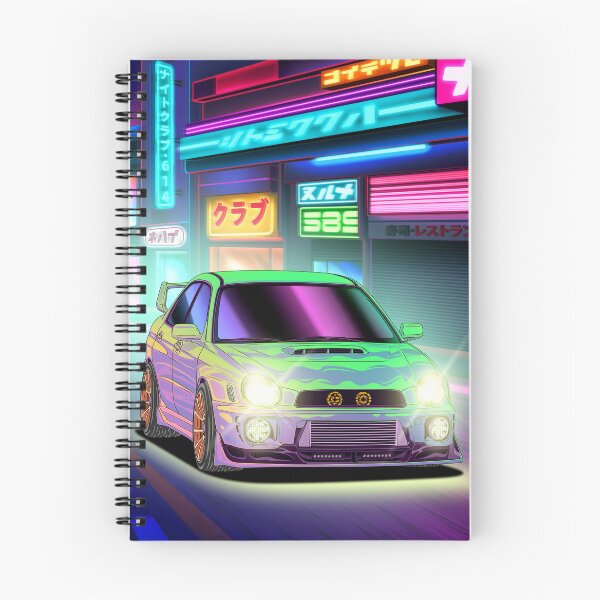 Item preview, JDM Subie Impreza WRX Bug Eyes Neon Night designed and sold by JDM Guyvit.