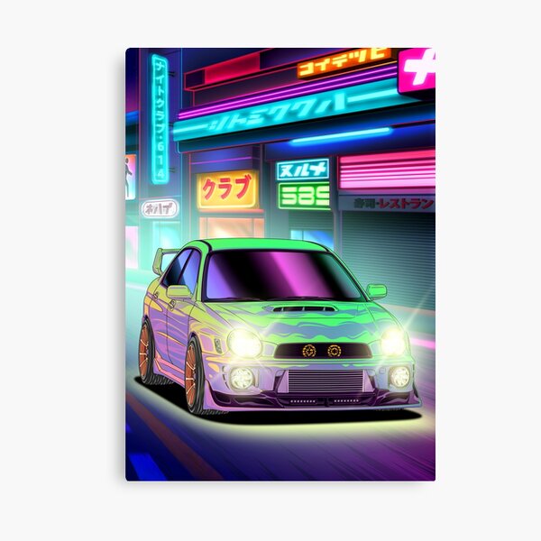 Item preview, JDM Subie Impreza WRX Bug Eyes Neon Night designed and sold by JDM Guyvit.