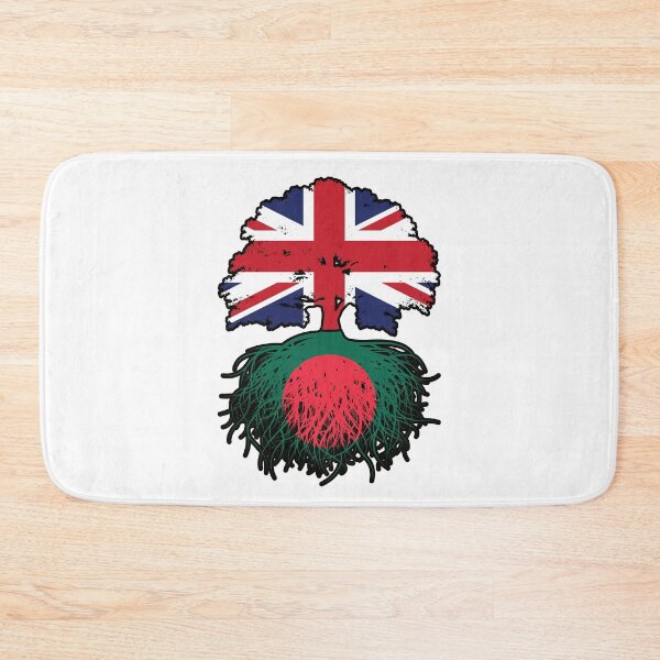 Item preview, Bangladesh Bangladeshi British UK Tree Roots Flag designed and sold by FlagX.