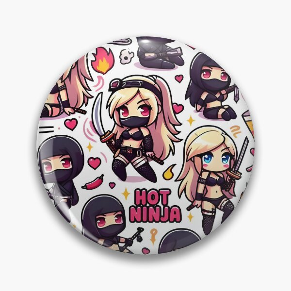 Item preview, Hot Chibi ninja pattern 32.0 designed and sold by StickyGuys.