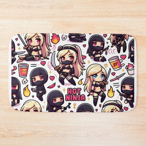 Item preview, Hot Chibi ninja pattern 32.0 designed and sold by StickyGuys.
