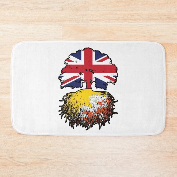 Item preview, Bhutan Bhutanese British UK Tree Roots Flag designed and sold by FlagX.