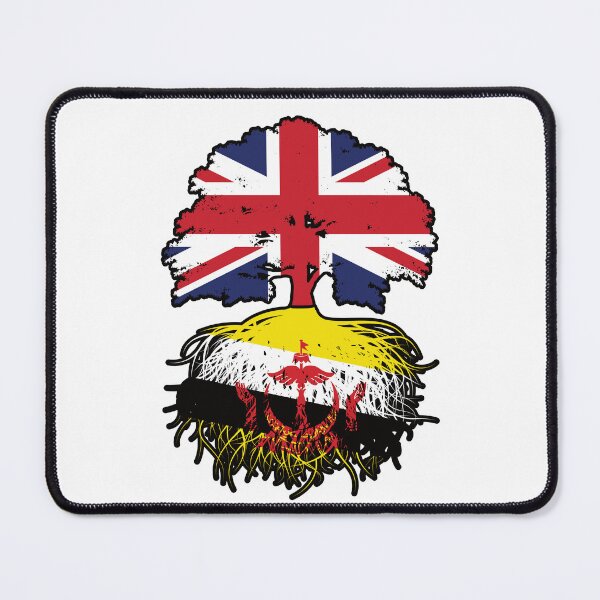 Item preview, Brunei Bruneian British UK Tree Roots Flag designed and sold by FlagX.