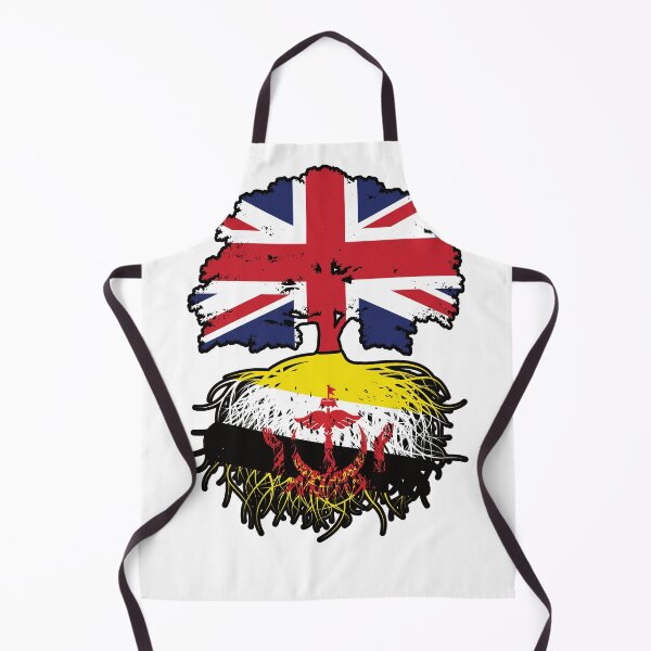Item preview, Brunei Bruneian British UK Tree Roots Flag designed and sold by FlagX.