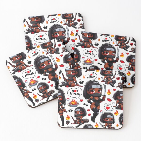 Item preview, Hot Chibi ninja pattern 33.0 designed and sold by StickyGuys.