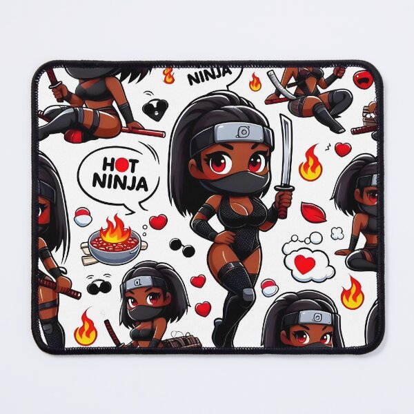 Item preview, Hot Chibi ninja pattern 33.0 designed and sold by StickyGuys.