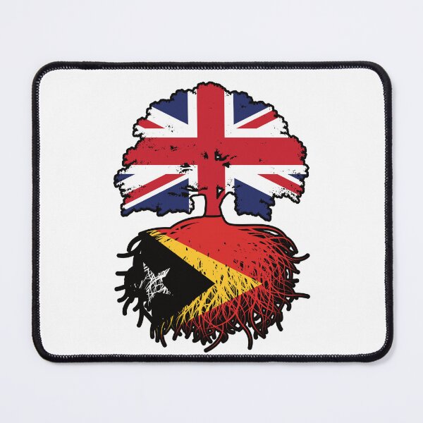 Item preview, East Timor Timorese British UK Tree Roots Flag designed and sold by FlagX.
