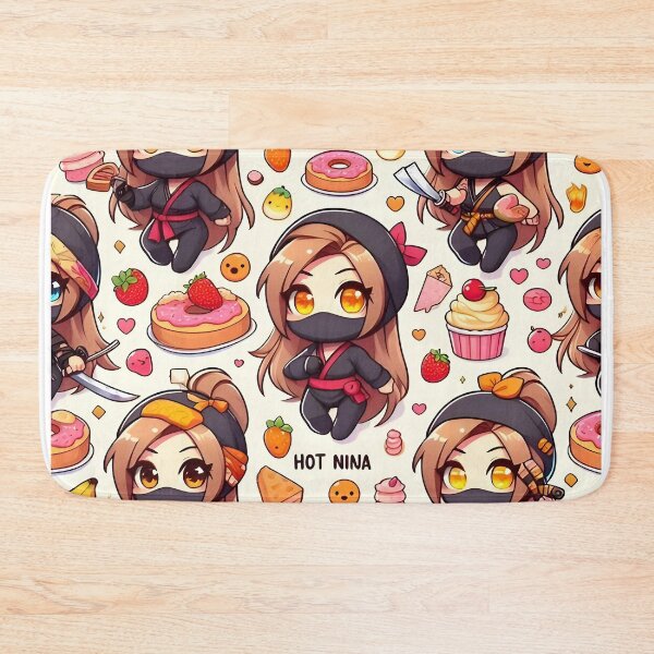 Item preview, Cute Chibi ninja pattern 34.0 designed and sold by StickyGuys.