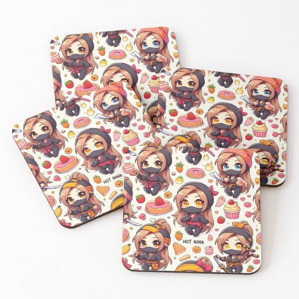Item preview, Cute Chibi ninja pattern 34.0 designed and sold by StickyGuys.