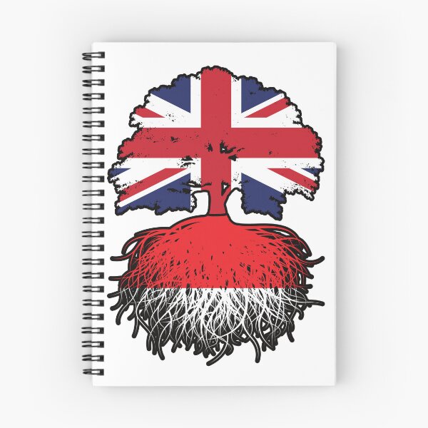 Item preview, Indonesia Indonesian British UK Tree Roots Flag designed and sold by FlagX.