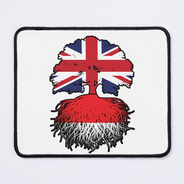 Item preview, Indonesia Indonesian British UK Tree Roots Flag designed and sold by FlagX.