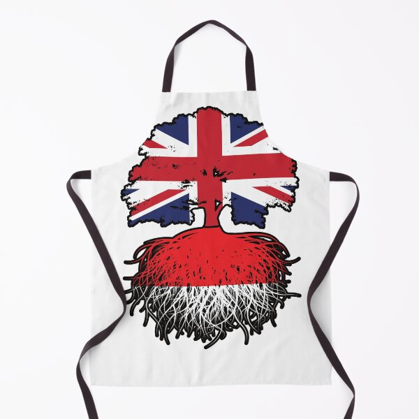 Item preview, Indonesia Indonesian British UK Tree Roots Flag designed and sold by FlagX.