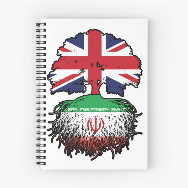Item preview, Iran Iranian British UK Tree Roots Flag designed and sold by FlagX.
