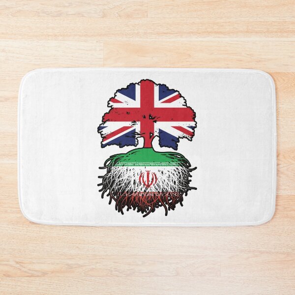 Item preview, Iran Iranian British UK Tree Roots Flag designed and sold by FlagX.