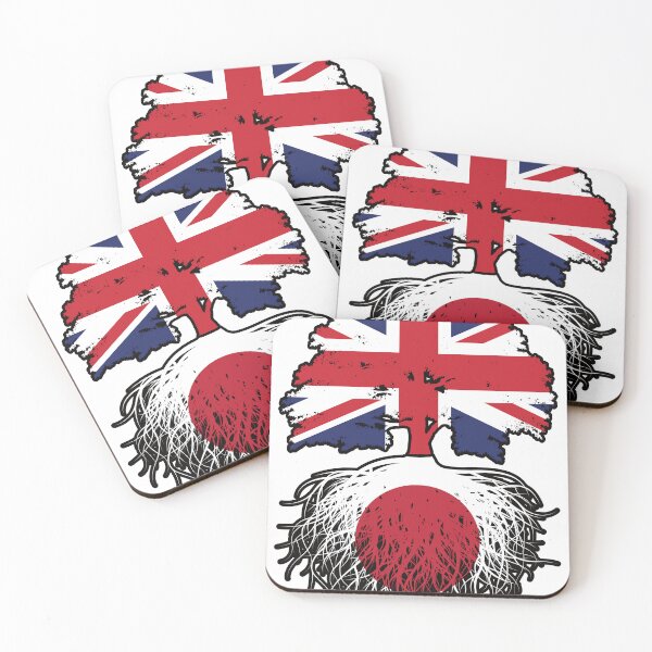Item preview, Japan Japanese British UK Tree Roots Flag designed and sold by FlagX.