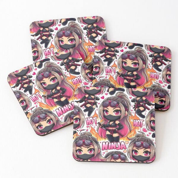 Item preview, Hot-cute Chibi ninja pattern 36.0 designed and sold by StickyGuys.