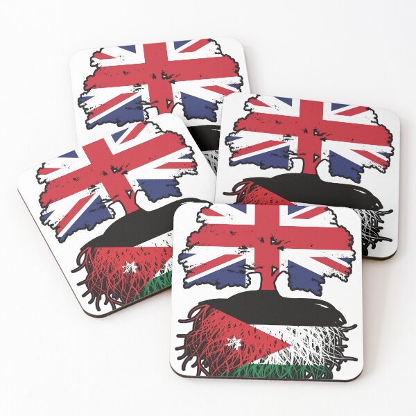 Item preview, Jordan Jordanian British UK Tree Roots Flag designed and sold by FlagX.