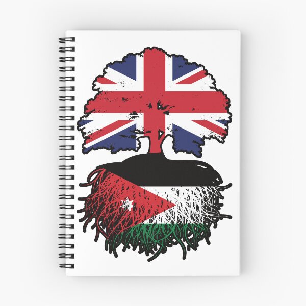Item preview, Jordan Jordanian British UK Tree Roots Flag designed and sold by FlagX.