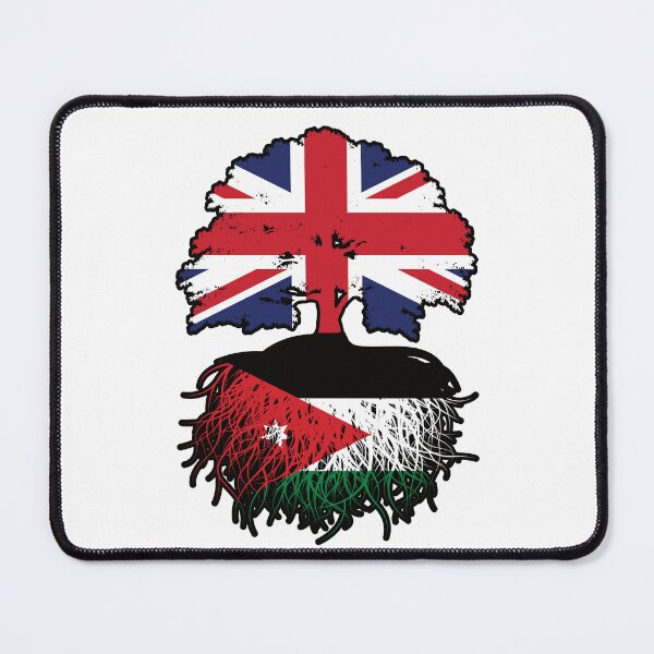 Item preview, Jordan Jordanian British UK Tree Roots Flag designed and sold by FlagX.