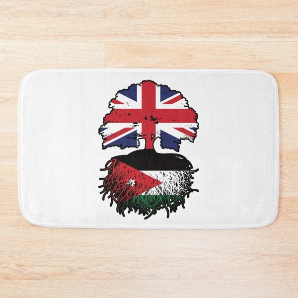 Item preview, Jordan Jordanian British UK Tree Roots Flag designed and sold by FlagX.