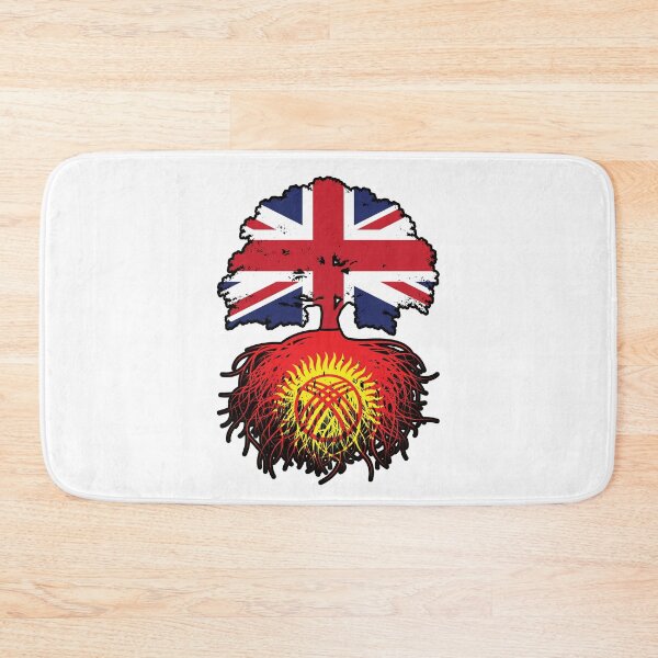 Item preview, Kyrgyzstan Kirghiz British UK Tree Roots Flag designed and sold by FlagX.