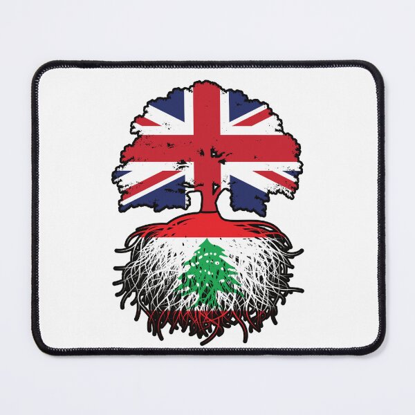 Item preview, Lebanon Lebanese British UK Tree Roots Flag designed and sold by FlagX.