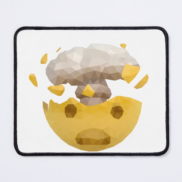 Item preview, Exploding Head Emoji in Low Poly Style - Geometric Mind-Blown Design designed and sold by OrangePoly.